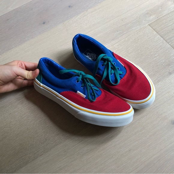 Vans Old Skool Canvas Sneakers Primary Color Block - Kids’ Size 5.5 - Picture 1 of 11
